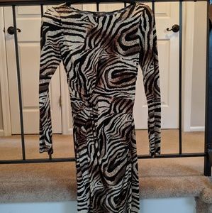 Animal print dress
